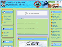 Tablet Screenshot of nagalandtax.nic.in